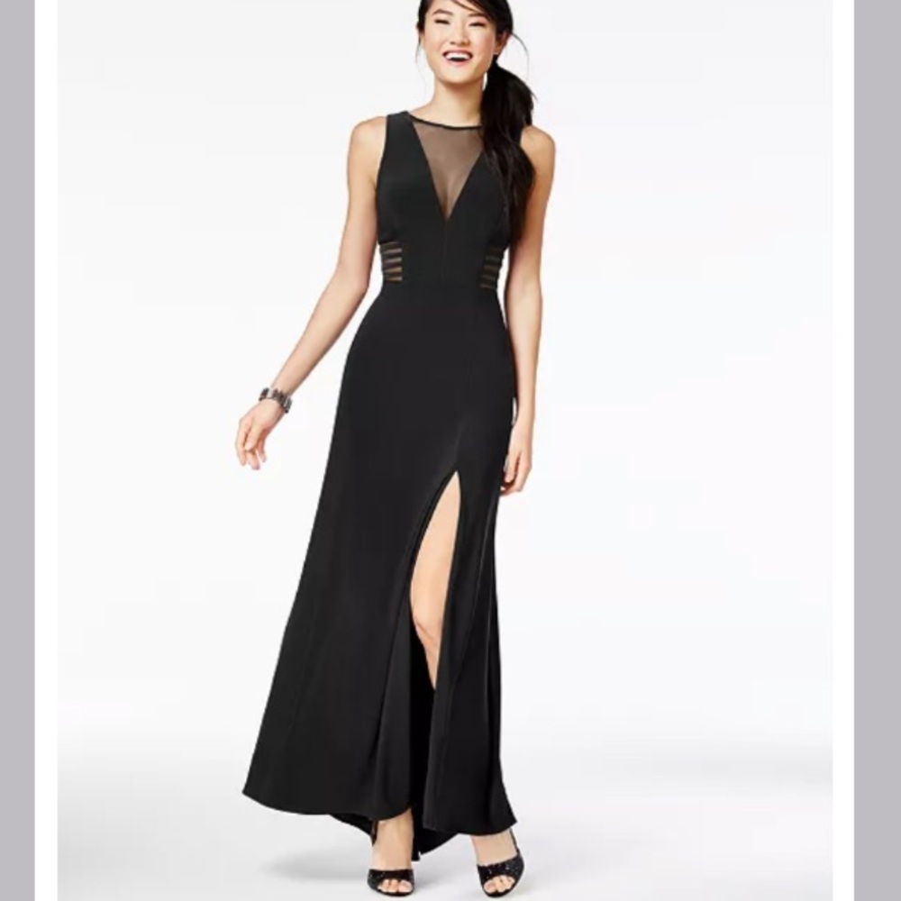 Morgan & Co NWT black gown maxi